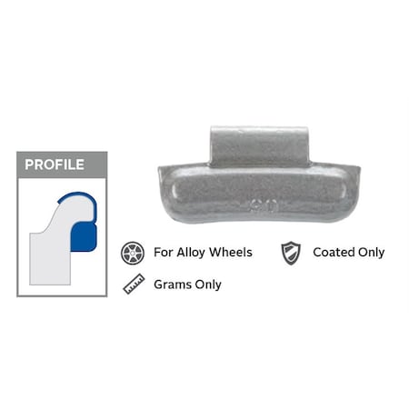 Wegmann Automotive 15g Coated Mag Weight (Box of 25) FN015